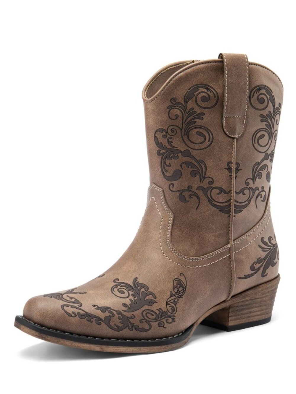 Women's Cowboy Cowgirl Western Ankle Boots
